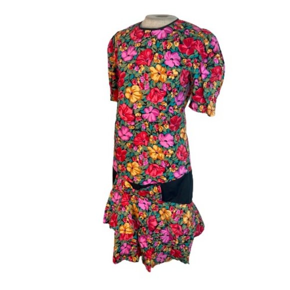 Maj Honolulu Dresses & Skirts - Vintage Maj Honolulu Dress Muumuu Floral Purple M